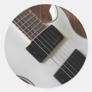 Redonda Pegatina de trastes y cuerdas de guitarra eléctric