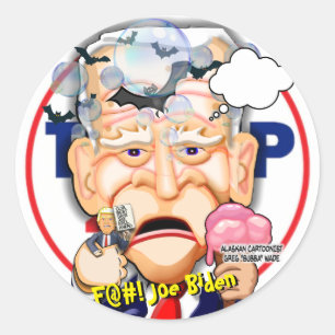 Redonda Pegatina de Trump 2024