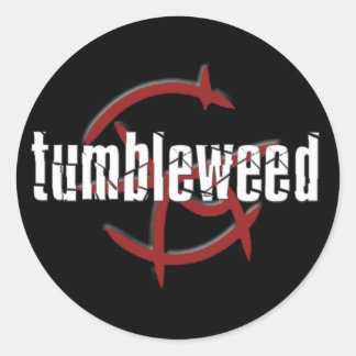 Redonda Pegatina de Tumbleweed