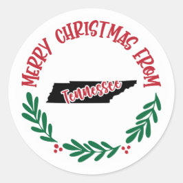 Redonda Pegatina de vacaciones de Tennessee