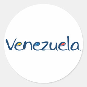 Redonda Pegatina de Venezuela