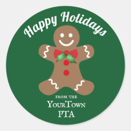 Redonda Pegatina de ventas de pasteles de vacaciones