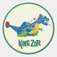 Pegatina de Vintage King Zor Toy
