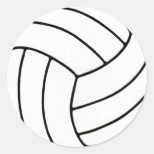 Redonda Pegatina de voleibol