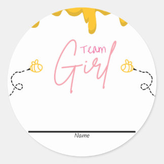 Redonda Pegatina de votación por género