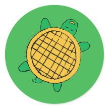Pegatina de Waffle Turtles