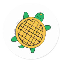Pegatina de Waffle Turtles