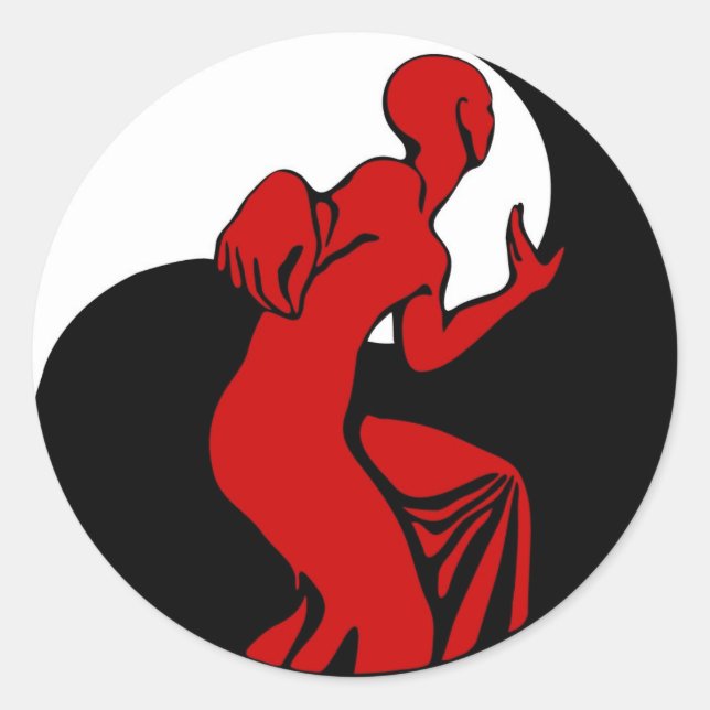 Redonda Pegatina de Whip Single (Anverso)