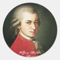 Pegatina de Wolfgang Amadeus Mozart