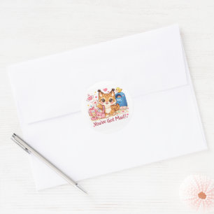 Redonda Pegatina de "You've Got Mail", pegatina de Lynx, a