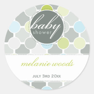 Redonda PEGATINA DECORATIVO DEL EVENTO :: puntos difusos 1