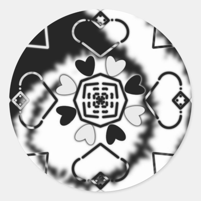 Redonda Pegatina del 1 de mayo (Anverso)