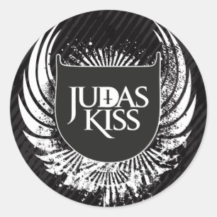 Redonda Pegatina del beso de Judas