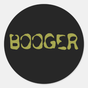 Redonda Pegatina del Booger