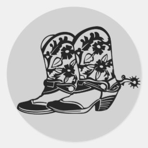 Redonda Pegatina del caballo