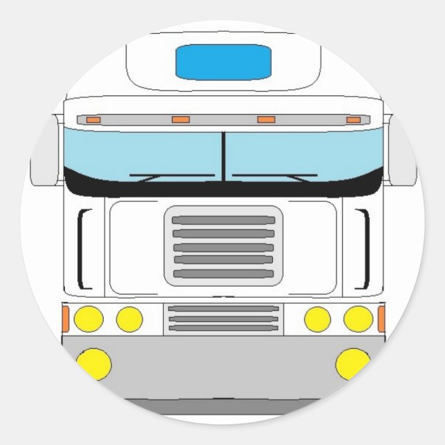 Redonda pegatina del cabover (Anverso)