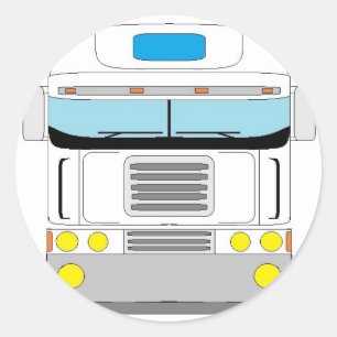 Redonda pegatina del cabover