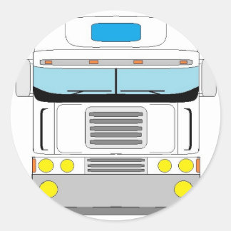 Redonda pegatina del cabover
