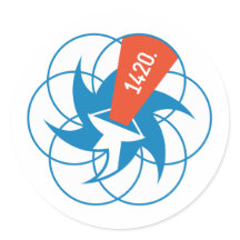 Pegatina del cártel de señal