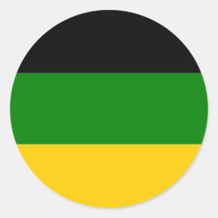 Redonda Pegatina del Congreso Nacional Africano