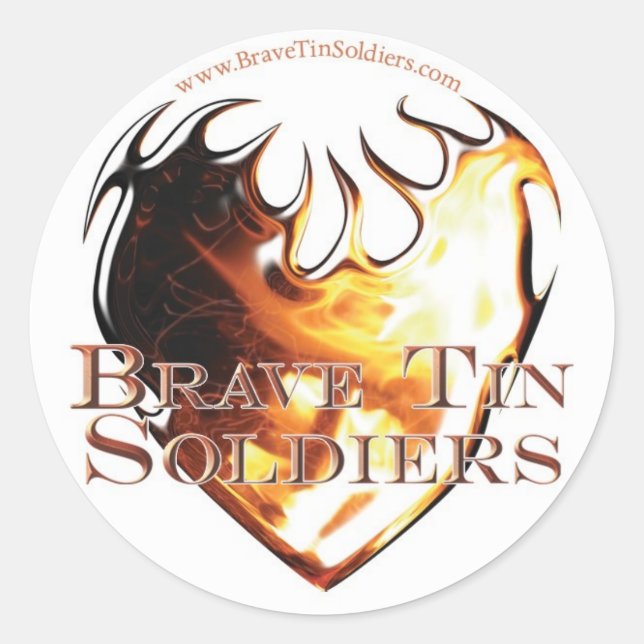 Redonda Pegatina del corazón de BTS (Anverso)