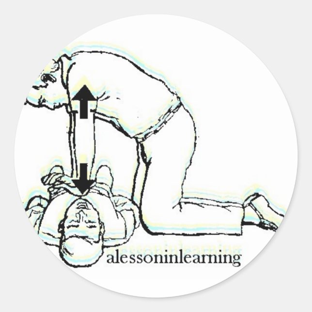 Redonda Pegatina del CPR (Anverso)