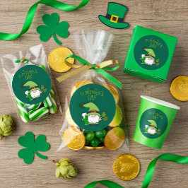 Redonda Pegatina del Día de San Patricio