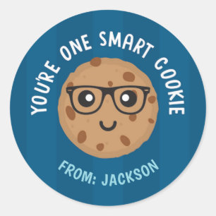 Redonda Pegatina del Día de San Valentín de One Smart Cook