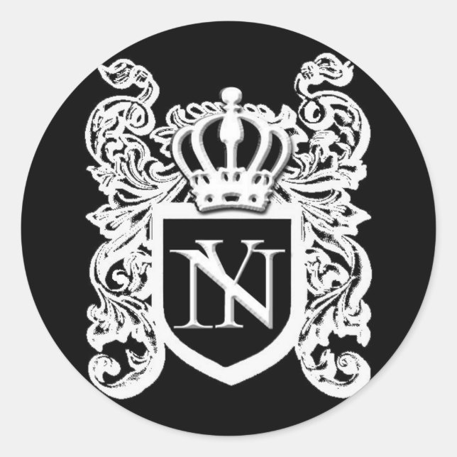 Redonda pegatina del escudo undeNYable (Anverso)