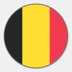 Redonda Pegatina del euro de Bélgica