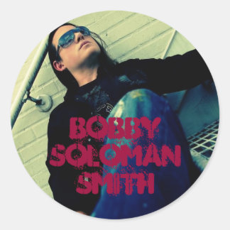 Redonda pegatina del forjador del soloman del bobby