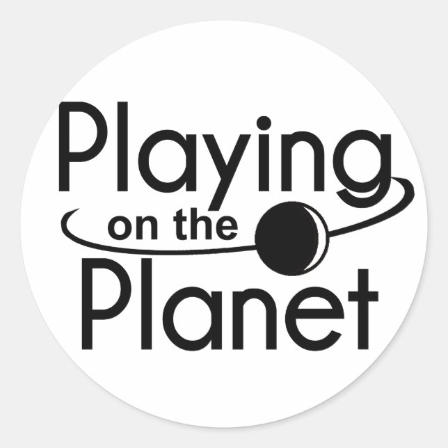 Redonda Pegatina del Funda de instrumentos - conjunto de 6 (Anverso)