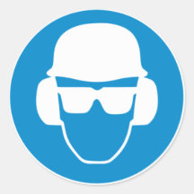 Pegatina del hombre de seguridad