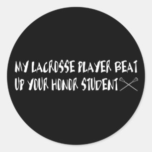 Redonda Pegatina del honor del humor de LaCrosse