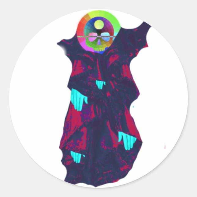 Redonda Pegatina del icono de creación (Anverso)