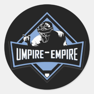 Redonda Pegatina del Imperio Umpire