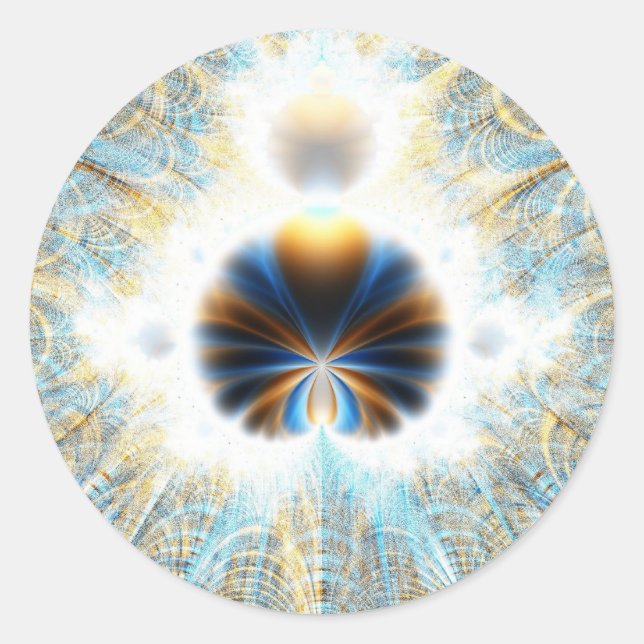 Redonda Pegatina del Interior de la Catedral (Anverso)