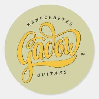 Redonda Pegatina del logo de Gadow 3"
