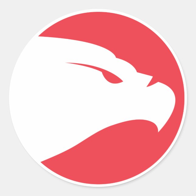 Redonda Pegatina del logotipo de AIRHAWK (Anverso)