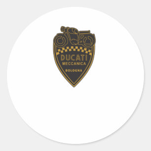 Redonda Pegatina del logotipo de Ducati3