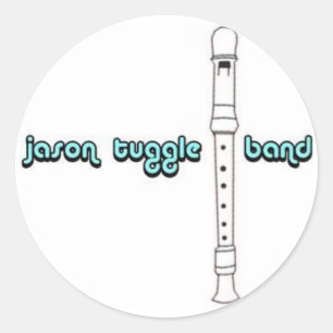 Redonda Pegatina del logotipo de JTB (hoja de 20)