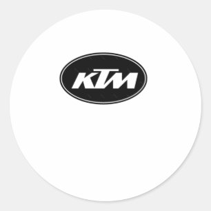Redonda Pegatina del logotipo de Ktm