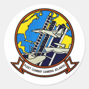 Redonda Pegatina del logotipo de la cámara de combate de f