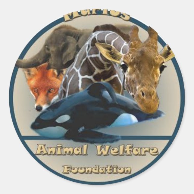 Redonda Pegatina del logotipo de la fundación del (Anverso)