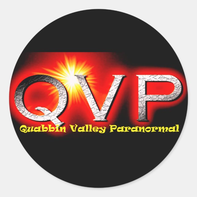 Redonda Pegatina del logotipo de QVP (Anverso)