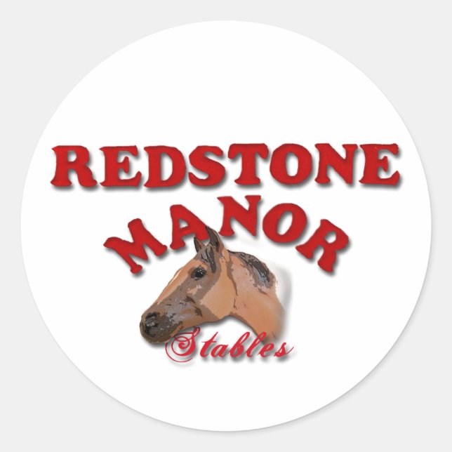 Redonda PEGATINA del logotipo de RMS (Anverso)