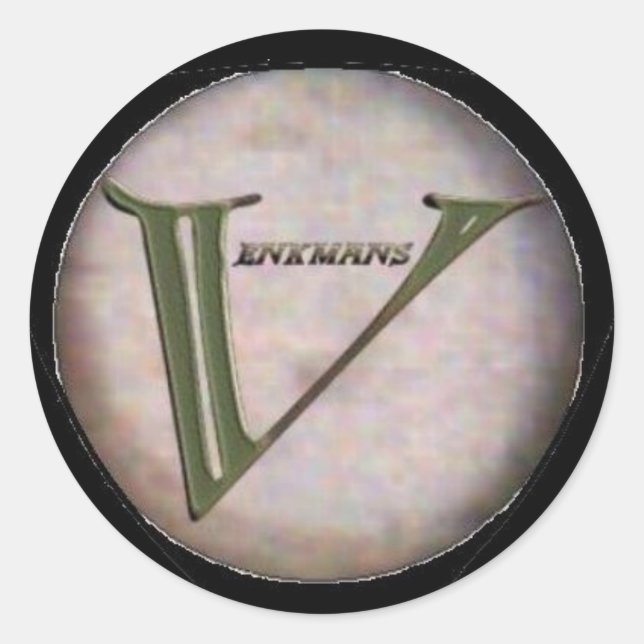 Redonda Pegatina del logotipo de Venkman (Anverso)
