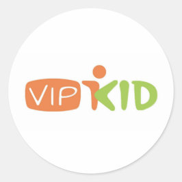 Redonda PEGATINA del logotipo de VIPKID