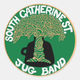 Redonda Pegatina del logotipo original de SCSJB