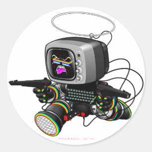 Redonda Pegatina del MALEFICIO v1.0 de la ZETA